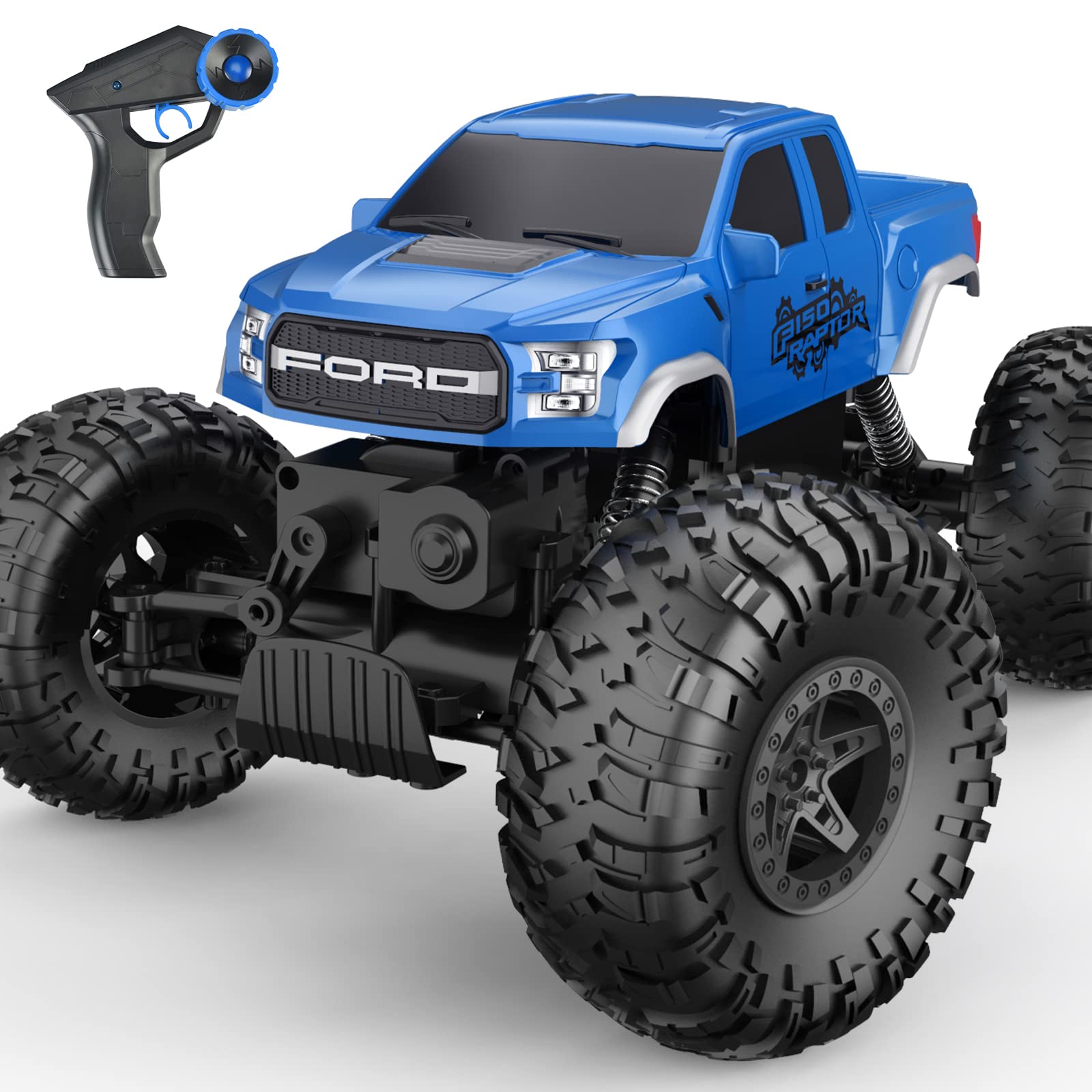 DOUBLE E Ford Raptor F150 RC Truck,10.67inch Monster Truck with 4WD Power