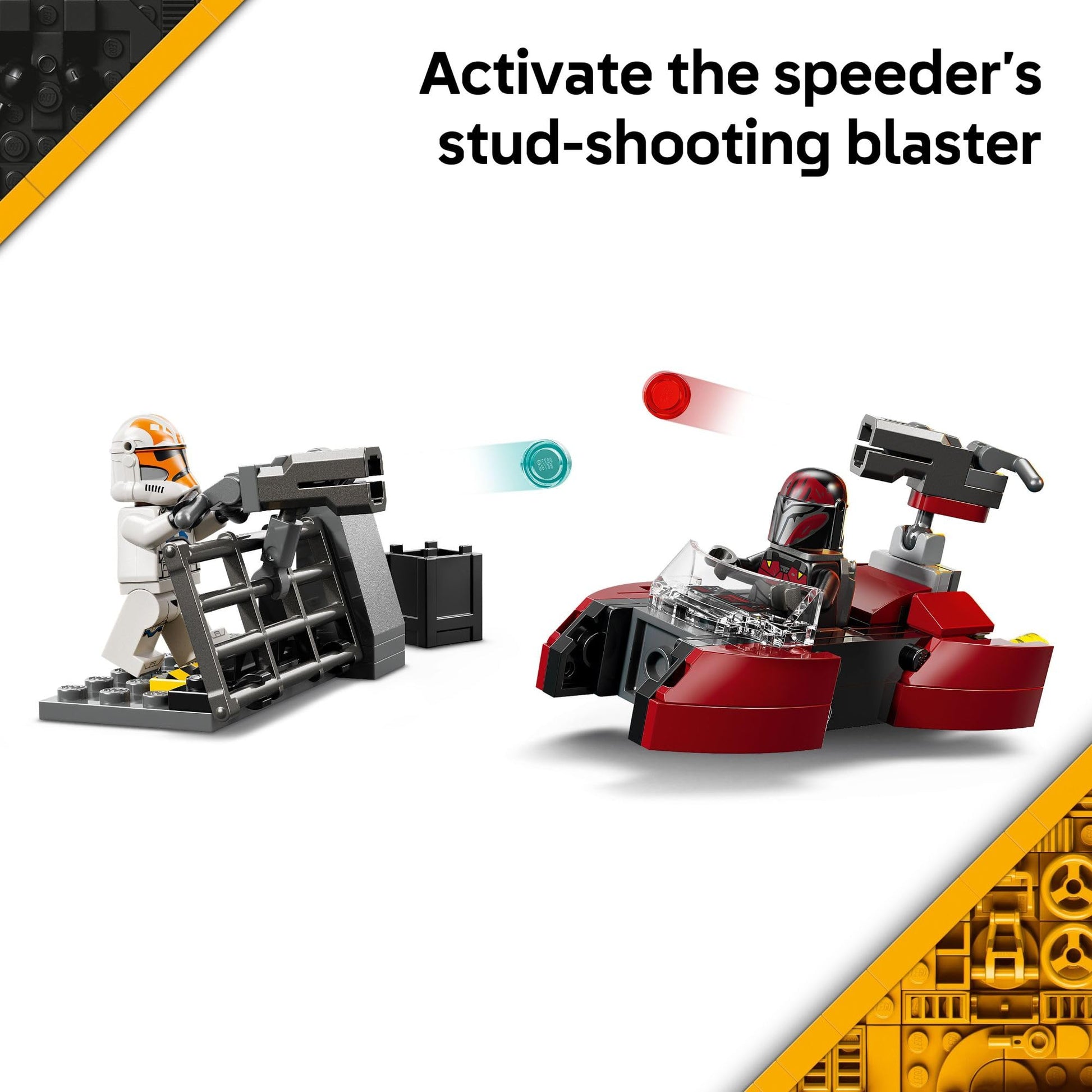 LEGO Star Wars Siege of Mandalore Battle Pack Building Toy for Boys & Girls - The Mandalorian Pretend Play Set W/4 Character Minifigures for Kids