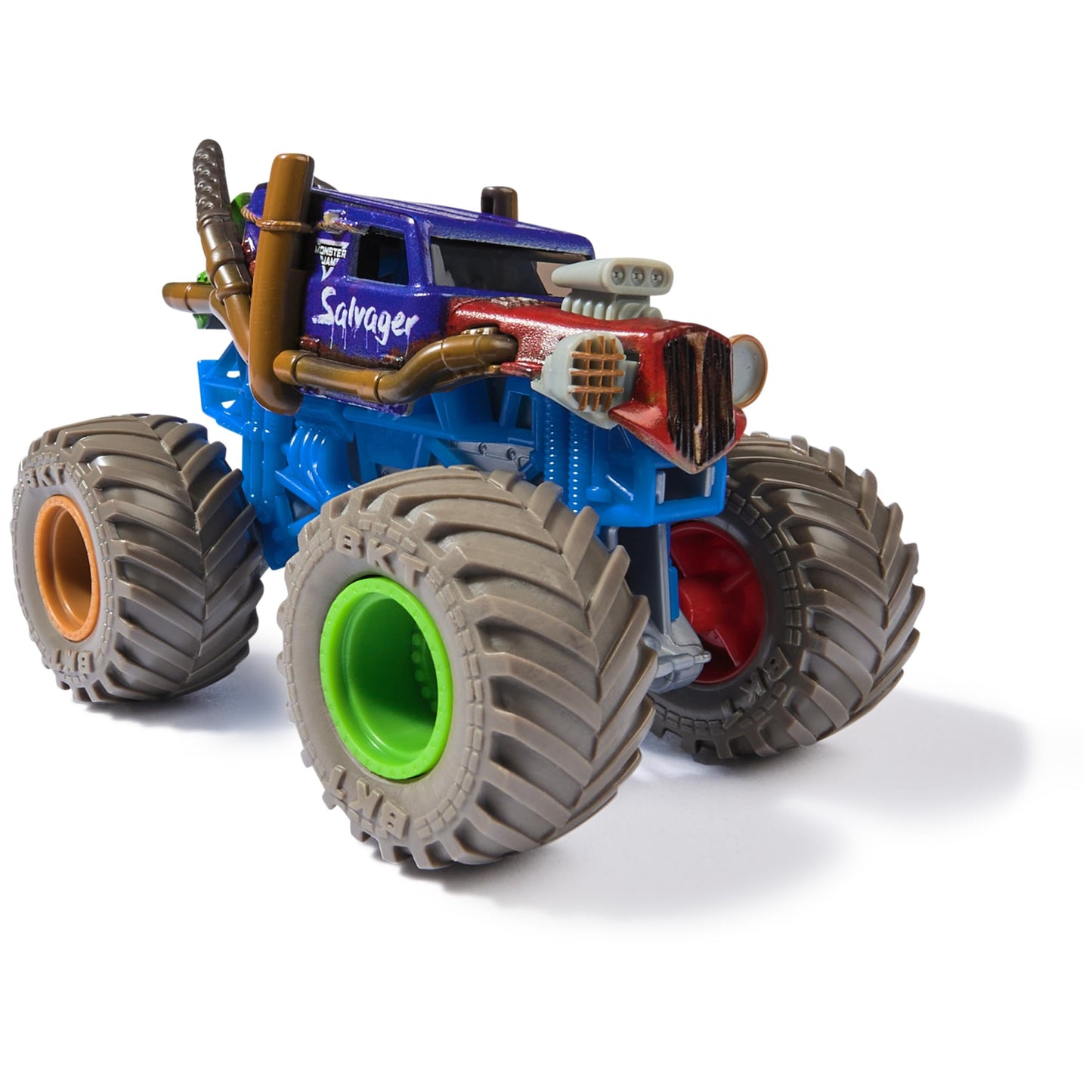 Monster Jam, Official Salvager Monster Truck, Die-Cast Vehicle, 1:64 Scale, Kids Toys for Boys Ages 3 and up