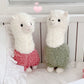 YUKOUQIAN Llama Stuffed Animal Cute Llama Plush Alpaca Toy 9.8 inch for Girls Boys 2 Pieces(Alpaca)