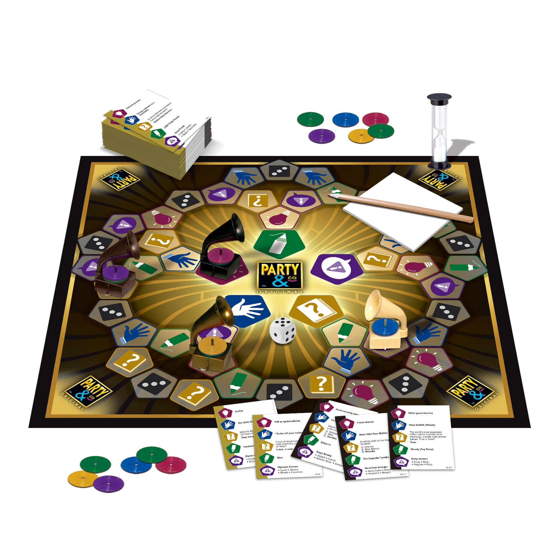Jumbo Party & Co. Original Board Game - Fun Multi-Challenge Game for 14+ Years, Multiplayer Family Entertainment.