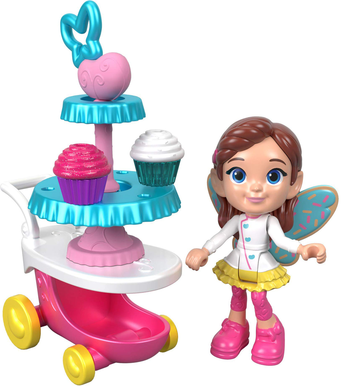 Fisher Price Nickelodeon Butterbean's Cafe Butterbean's Cupcake Cart Figure Set