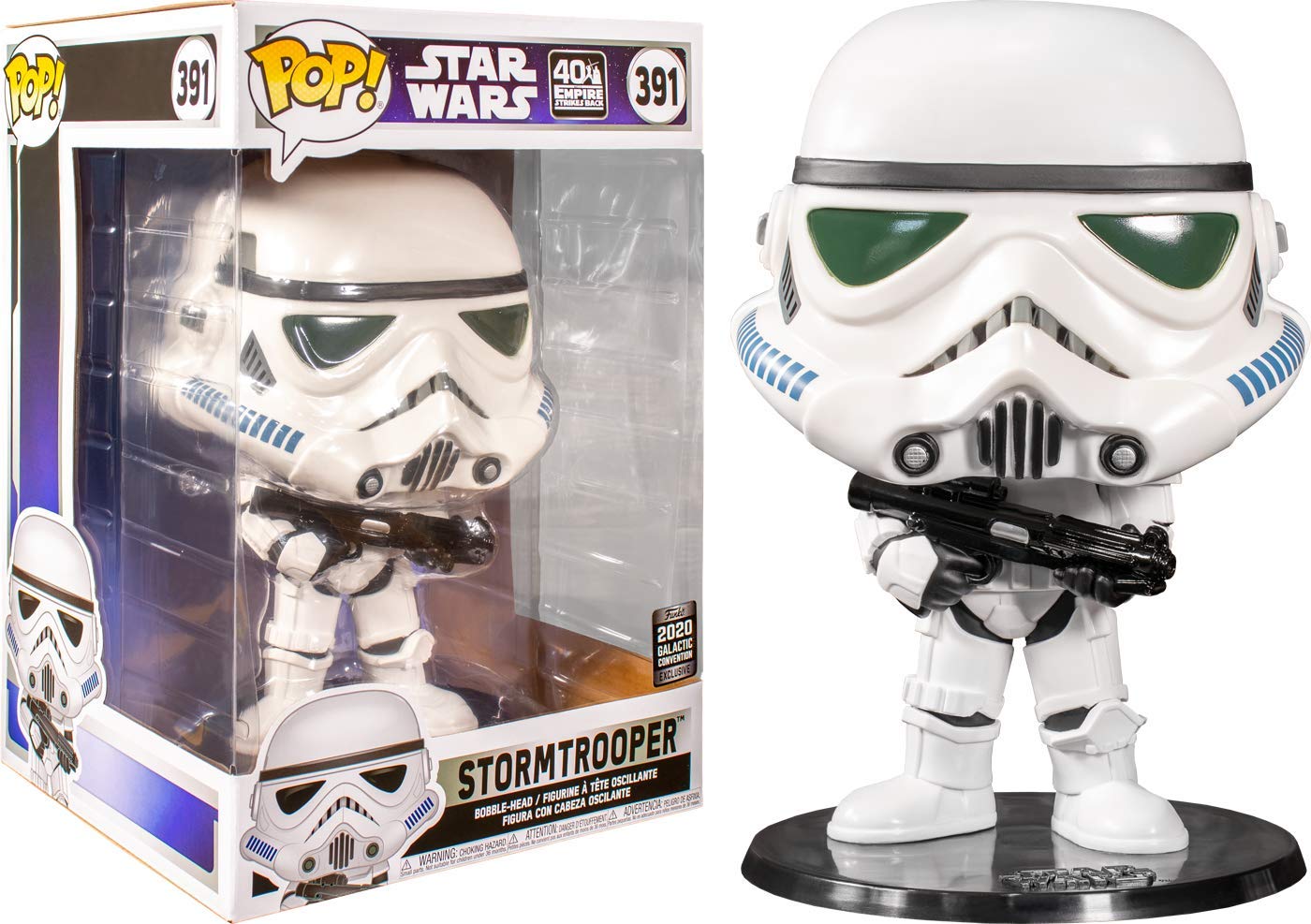 Funko POP! Star Wars: Stormtrooper 10" (2020 Galactic Convention Shared Exclusive)