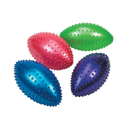 Fun Express 10" Spike Football-DEFLATED - Toys - 12 Pieces