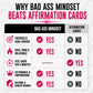 Bad Ass Mindset: Women’s Edition - 53 Card Deck for Confidence, Discipline & Personal Growth | Daily Motivation, Empowerment & Self-Improvement Cards