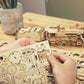 ROKR Model Car Kits Wooden 3D Puzzles Model Building Kits for Adults to Build-Educational Brain Teaser Assembly Model, Desk Decor/DIY Hobbies/Gifts
