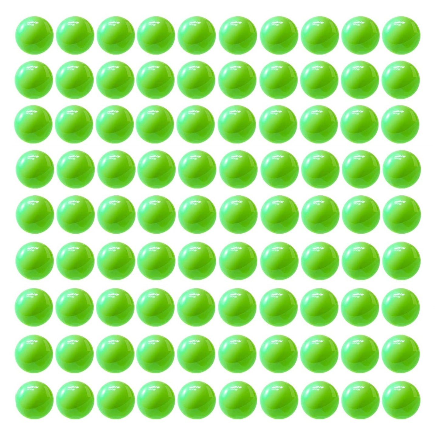 Yoeevi 90PCS Game Replacement Marbles Balls,9/16 inch(14mm) Plastic Balls for Chinese Checkers Marble Run Marbles Game Hungry Hungry Hippos(Green)