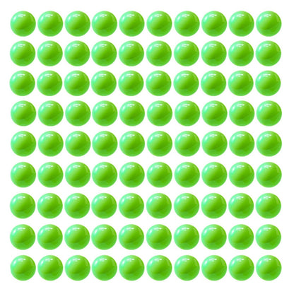 Yoeevi 90PCS Game Replacement Marbles Balls,9/16 inch(14mm) Plastic Balls for Chinese Checkers Marble Run Marbles Game Hungry Hungry Hippos(Green)