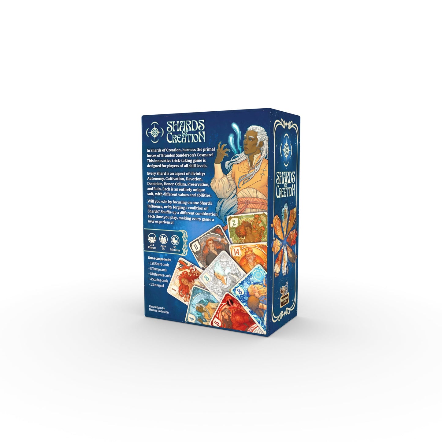 Shards of Creation by Brotherwise Games | Ages 12+ | 2-6 Players | Cosmere Trick-Taking Strategy Game Inspired by Brandon Sanderson, Unique Suit