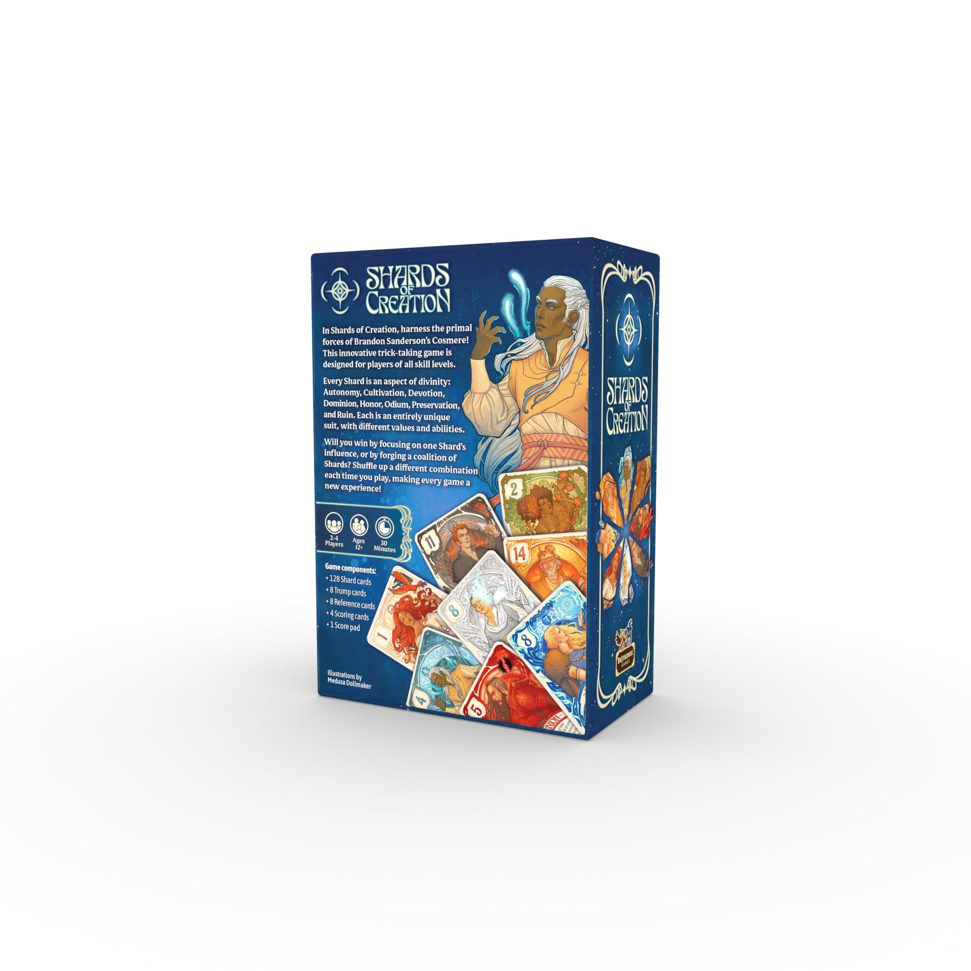 Shards of Creation by Brotherwise Games | Ages 12+ | 2-6 Players | Cosmere Trick-Taking Strategy Game Inspired by Brandon Sanderson, Unique Suit