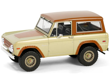 1970 Bronco Gold Metallic with Brown Hood and Top Lost (2004-2010) TV Series Hollywood Series 20 1/24 Diecast Model Car by Greenlight 84201