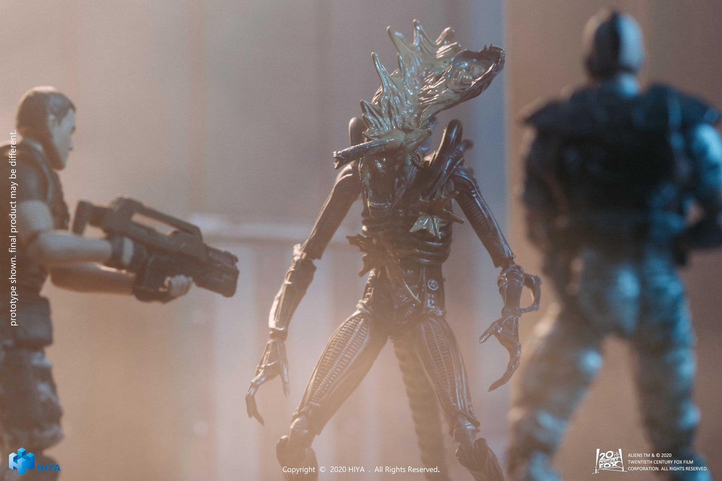 Hiya Toys Exquisite Mini Series 1/18 Scale 5 Inch Aliens Headshot Alien Warrior Action Figure