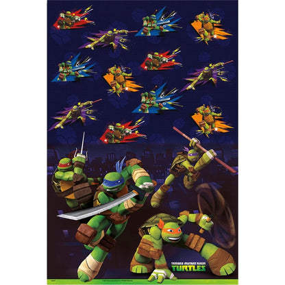 Teenage Mutant Ninja Turtles Plastic Tablecloth, 84" x 54"