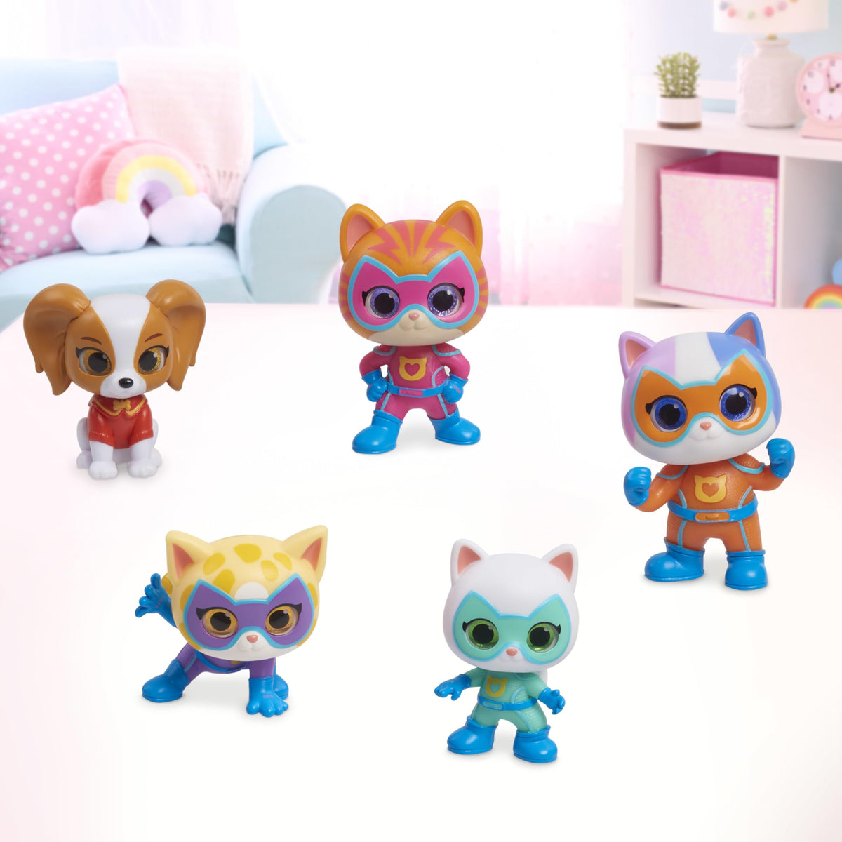 Disney Jr. SuperKitties Hero Squad Figure Set