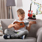 XYDongtong Guitar Music Interactive Building Set for Music Lovers, DIY Guitar Model Toy Compatible with Lego?Reverb Amplifier & Authentic Accessories