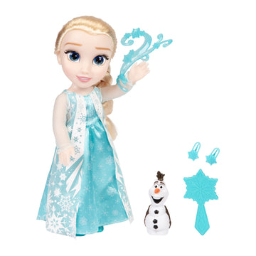 JAKKS Pacific Elsa Doll Classic My Singing Friend Elsa Doll & Olaf Figure
