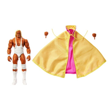 Mattel WWE Hulk Hogan Elite Legend Collection Articulated Figure, Interchangeable Hands & Accessories, Truefx Technology, 25 Joints, Collectable