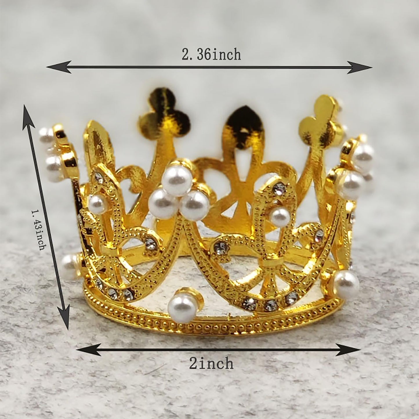 3 Pieces Crown Cake Topper, Princess Little Crown Alloy Pink Silver Crown Mini Crown Children's Birthday Cake Baking Decoration Paper Cup Cake