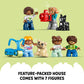 LEGO DUPLO Town 3 in 1 Family House 10994 Educational STEM Building Toy Set for Toddlers Ages 3 and Up, for Kids, Car Toy and 3 Floor House Lets The