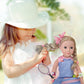 Wenzhuo 18inch Doll Clothes and accessories-18 Dolls Tennis Sports Outfits-Tops, Short Skirt, Headbands, Hair Band?Doll Socks, Dolls Shoes, Rackets
