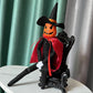 DANONI 14Inch Halloween Xmas Pumpkin Elf Doll Toys,Handmade Stuffed Halloween Xmas Pumpkin Elf Toys Ornament for Holiday Tabletop Home Decoration