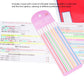 Zynoro Transparent Mahjong Line Finder Notes, for Players, Beginner Rule Reader & Strategy Assistant,No Adhesive Residue and Bright Writable