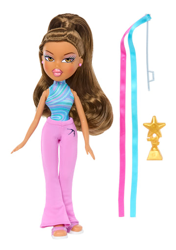 Bratz Play Sportz Yasmin Fashion Doll with Accessories, Gymnastics