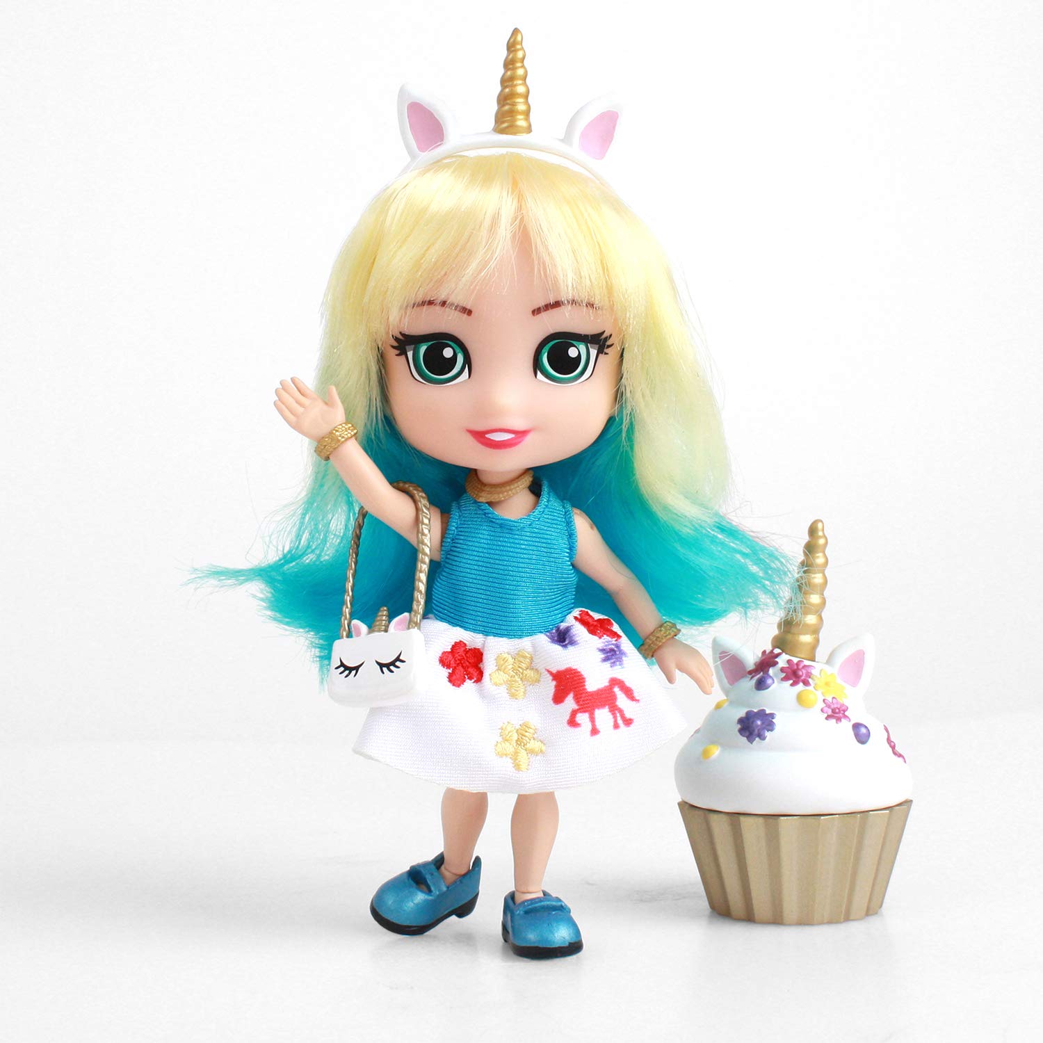 The Loyal Subjects Emma - for Keeps Girl with Cupcake Keepsake Series 1, Multi-Colored