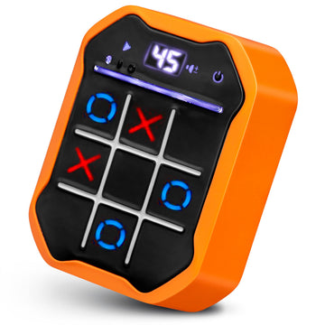 Electronic Tic-Tac-Toe Handheld Game | 3-in-1 Memory & Brain Games | Birthday Gift for Kids and Adults | Touchscreen Travel Friendly with Sound &