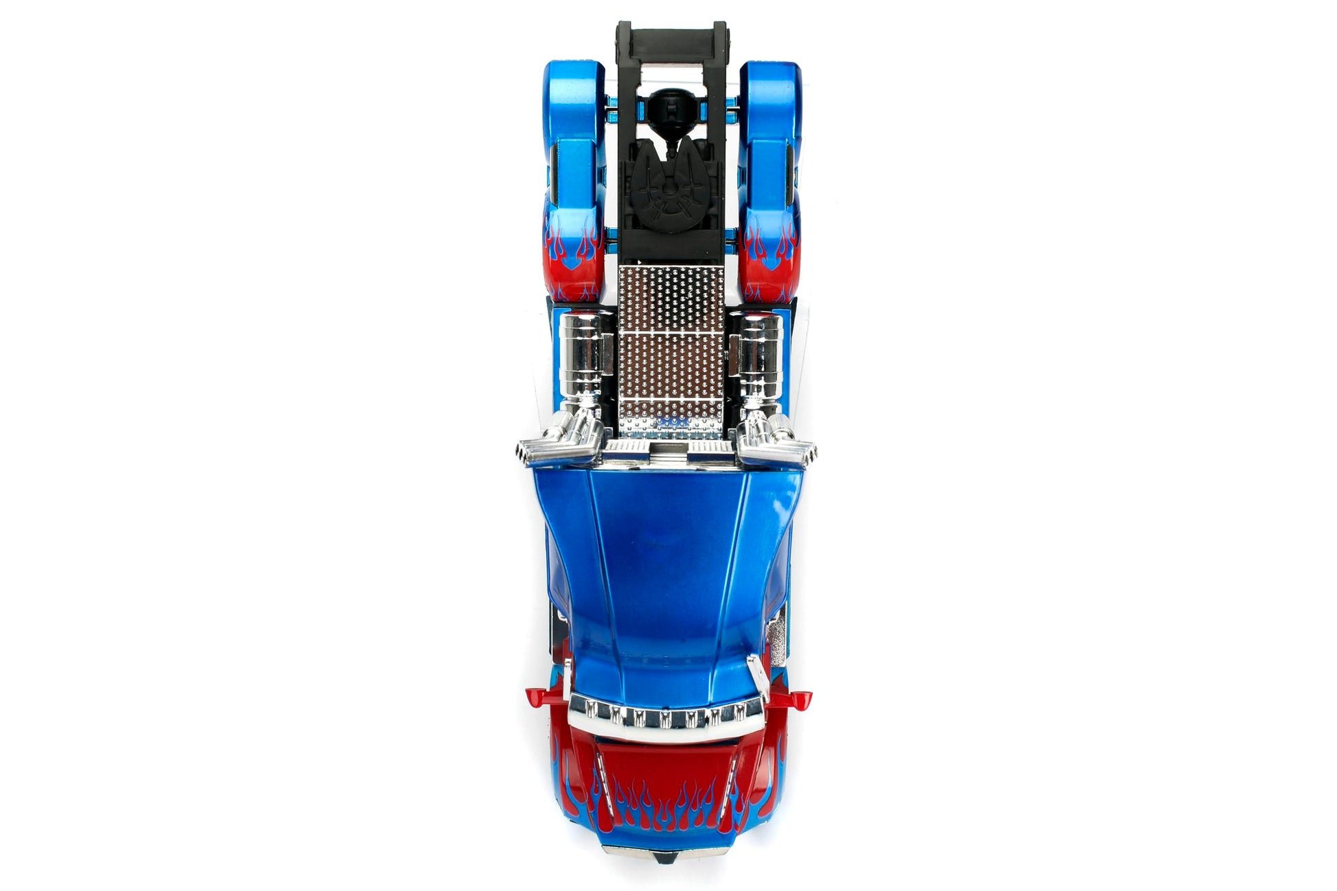 Jada Transformers The Last Knight 1:24 Optimus Prime Die-Cast Car w/Robot on Chassis, Toys for Kids and Adults