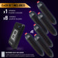 Digital Energy Wireless Handheld Game Buzzer System - Console Displays First Buzz-in - Great for Jeopardy, Family Feud, Trivia and Buzz Games - 8