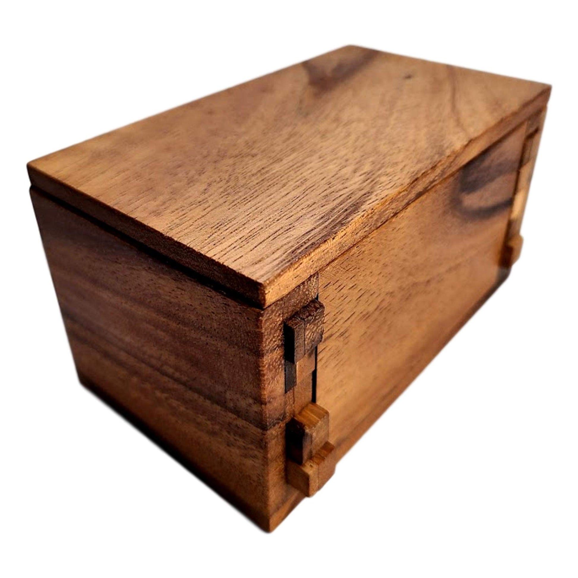 Secret Lock Box Wood Puzzle Box - Put a Gift Card or Money Inside