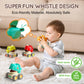 TnLoji Dinosaur Racing Cars for Toddlers 1-3, Baby Press and Go Car Toys, Infant Play Vehicle Set with Whistle, Baby Push Go Friction Car Toys