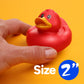 Rubber Duck Toy Assortment - Ducky Playset Bath Toys in Mesh Bag - Jeep Ducks for Ducking - Rubber Duckies for Beach Pool - Goody Bag Stuffers