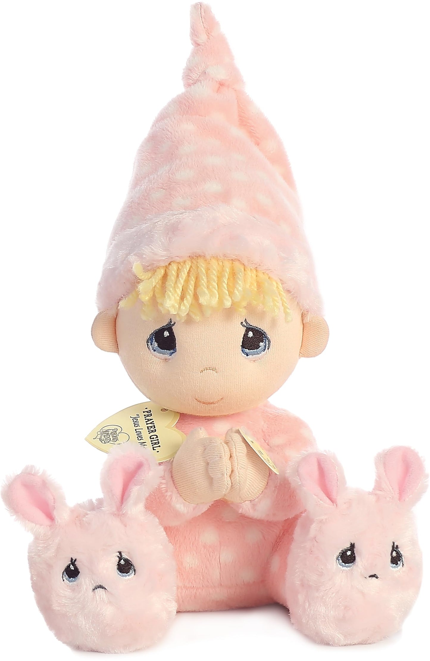 Aurora® Adorable Precious Moments™ Precious Prayer Girl Stuffed Animal - Heartwarming Toy for Comforting Children - for Sentimental Gifts, Birthdays