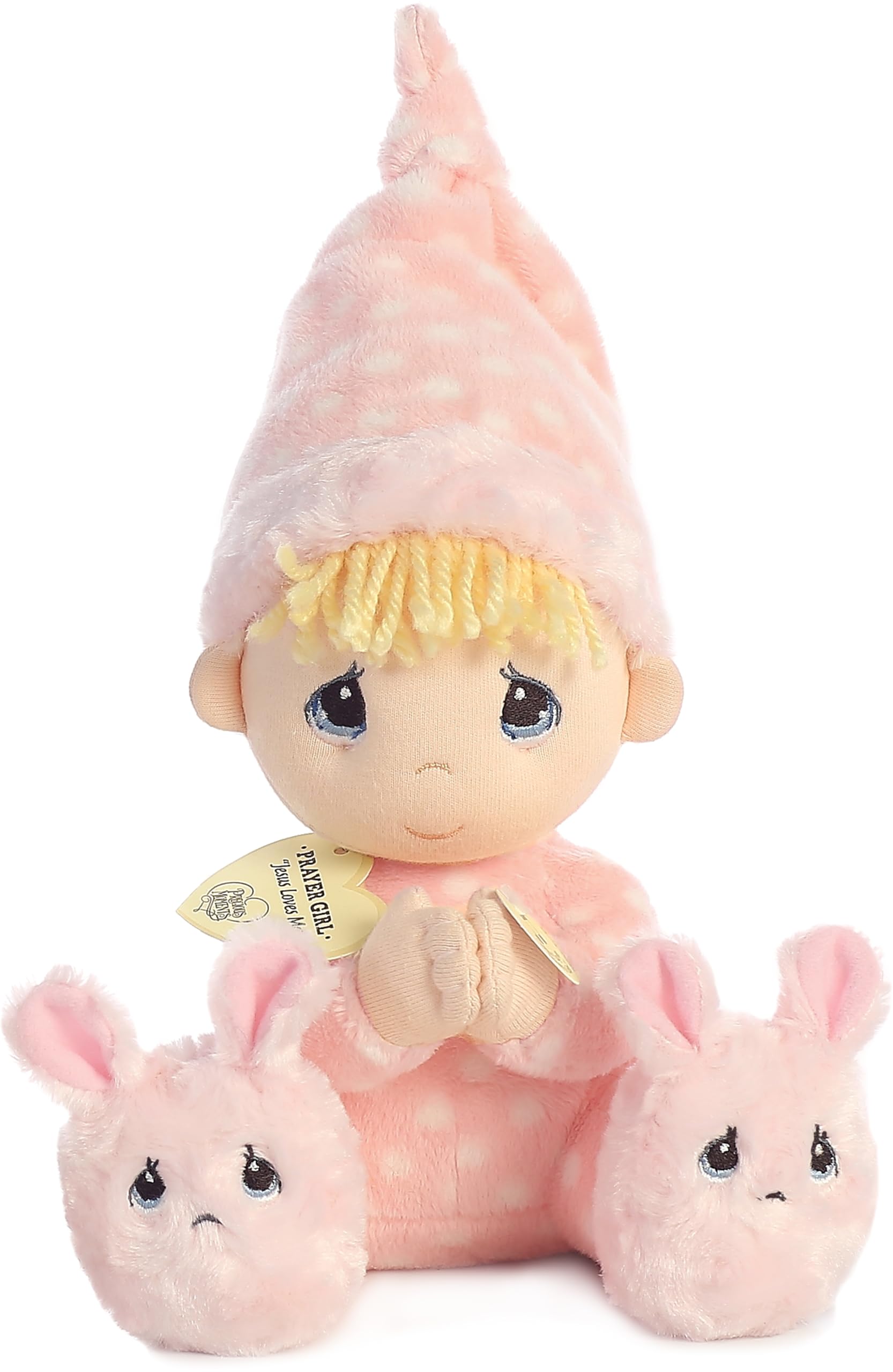 Aurora® Adorable Precious Moments™ Precious Prayer Girl Stuffed Animal - Heartwarming Toy for Comforting Children - for Sentimental Gifts, Birthdays