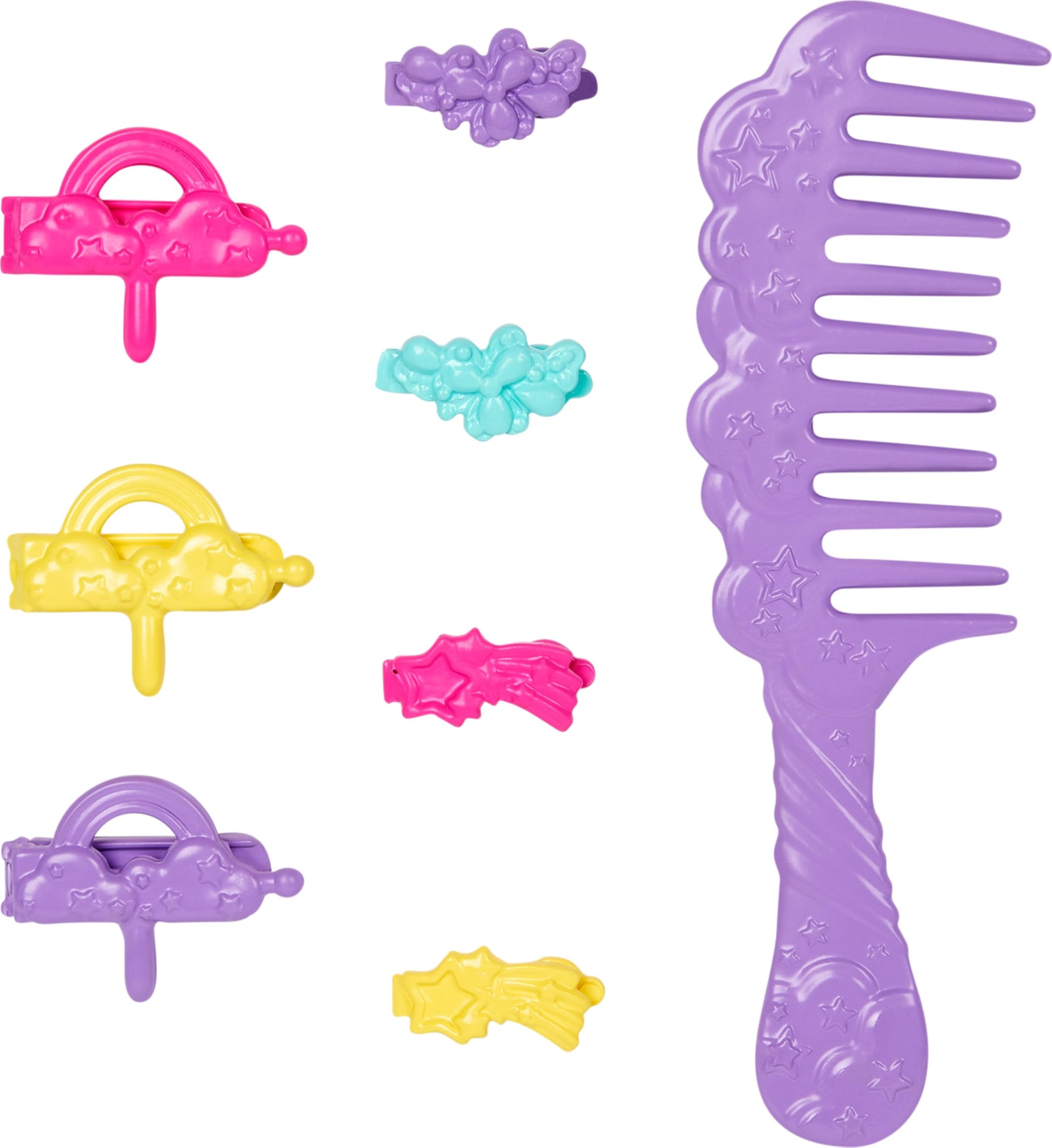 Barbie -Doll Magical Braided Hair Rainbow Hair Extensions Twist Tool Accessories JCW55