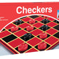 Pressman Checkers -- Classic Game With Folding Board and Interlocking Checkers, 2 Players