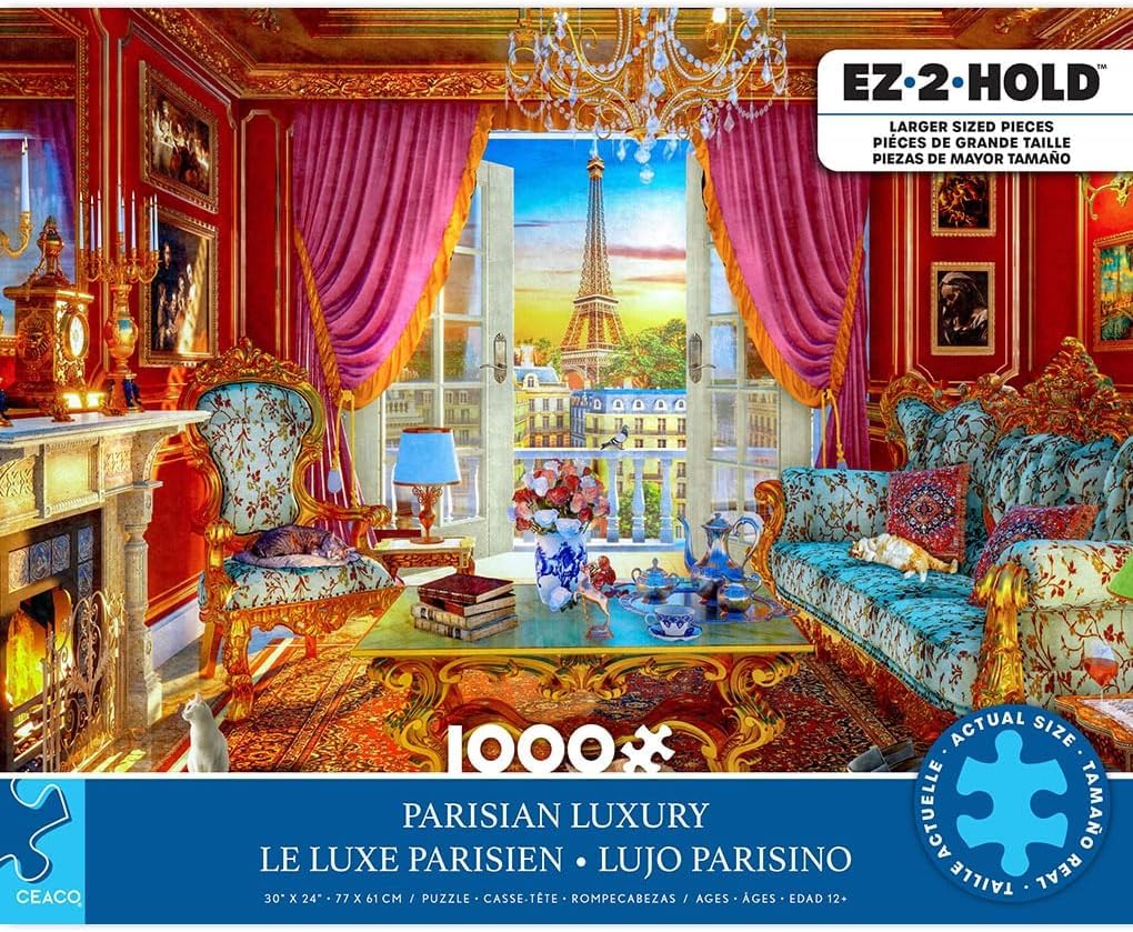 Ceaco - Parisian Luxury - 1000 Larger Sized Piece Jigsaw Puzzle