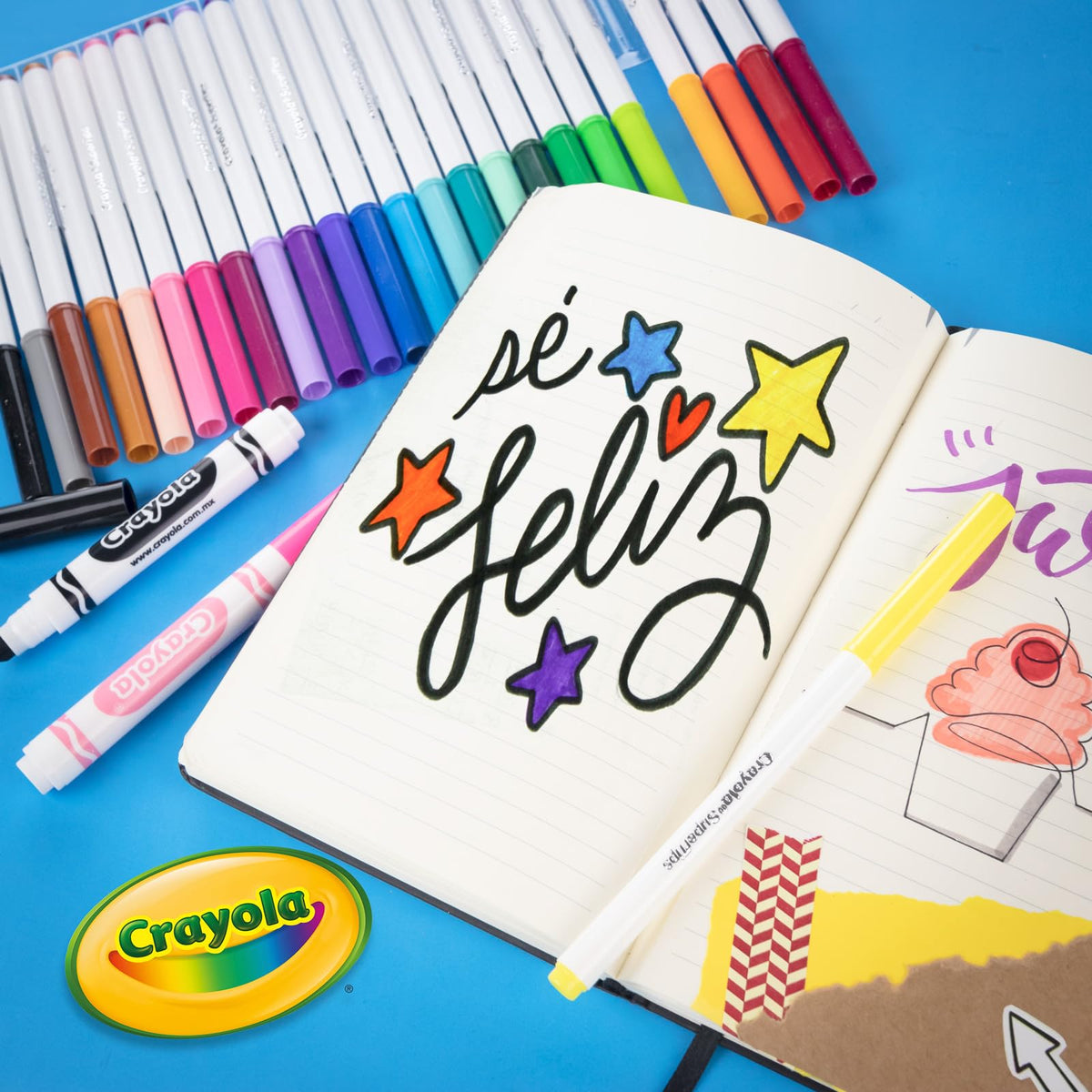 Crayola Super Tips Washable Markers, 50 Count
