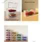 40 Pcs 1/64 Scale Toy Car Display Case for Hot Wheels, Matchbox, Model & Mini Cars - Clear Acrylic Storage Organizer with Snap-On Dust Cover for