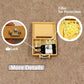 1/12 Dollhouse Miniature Wine Bottle Kit, Wood Case with Wine Glasses