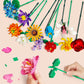 Flowers Bouquet Building Set 980 PCS - 12 Kinds of Flowers Botanical Collection and Decorative Home for Mother's Day, Birthdays, Valentine's Day Gifts