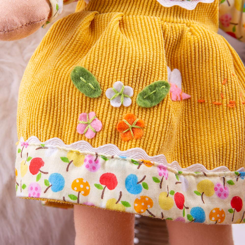 Bigjigs Toys Daisy Doll 28cm (11") - Ragdoll Cuddly Toy