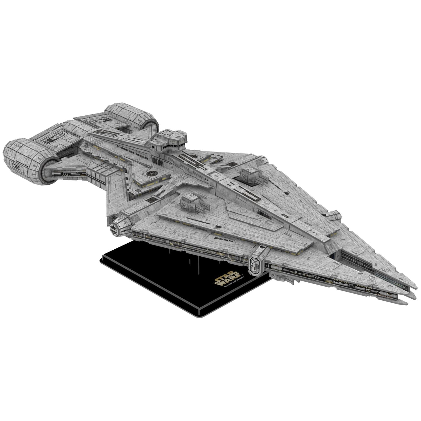 4D Cityscape Star Wars 3D Paper Model Kits (Imperial Light Cruiser)