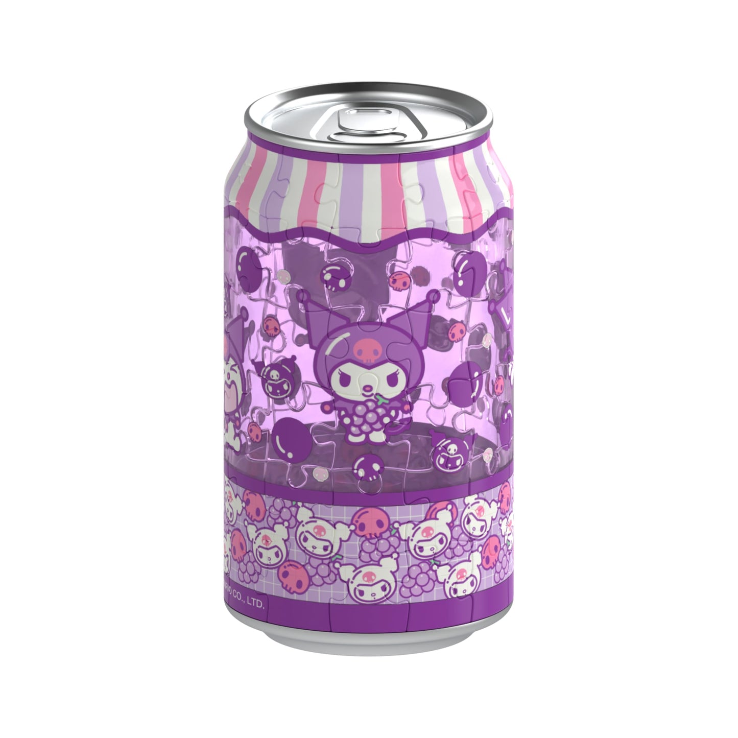 Hands Craft Hello Kitty Soda Can 3D Puzzle - Jigsaw Puzzle & Real-Sized Can Pencil Holder for Kids & Collectors - Official Sanrio DIY Kit - Kawaii