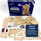 PATHFINDERS STEM Kits- Hydraulic Gearbot - Wooden STEM Building Catapult | Build-It-Yourself Hydraulic Robot with Gears & Launcher | Educational