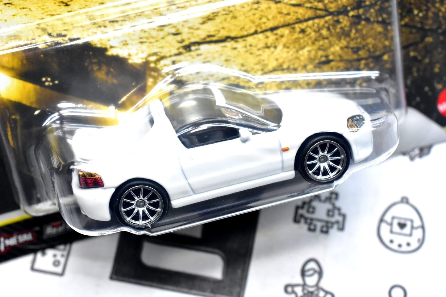 Hot Wheels Fast & Furious Premium Cars 1994 Honda del Sol 1:64 Scale Metal Collectors Vehicle Inspired by Fast & Furious Movie Saga JHW63