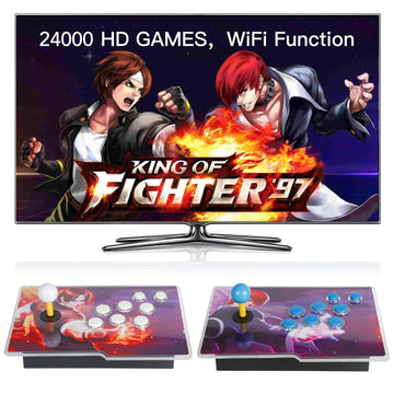 FVBADE [50000 in 1] Pandora Ultra Pandora Box Arcade Game Console for PC & Projector & TV ,3D Games 1-4 Players Double Joystick Favorite List Game