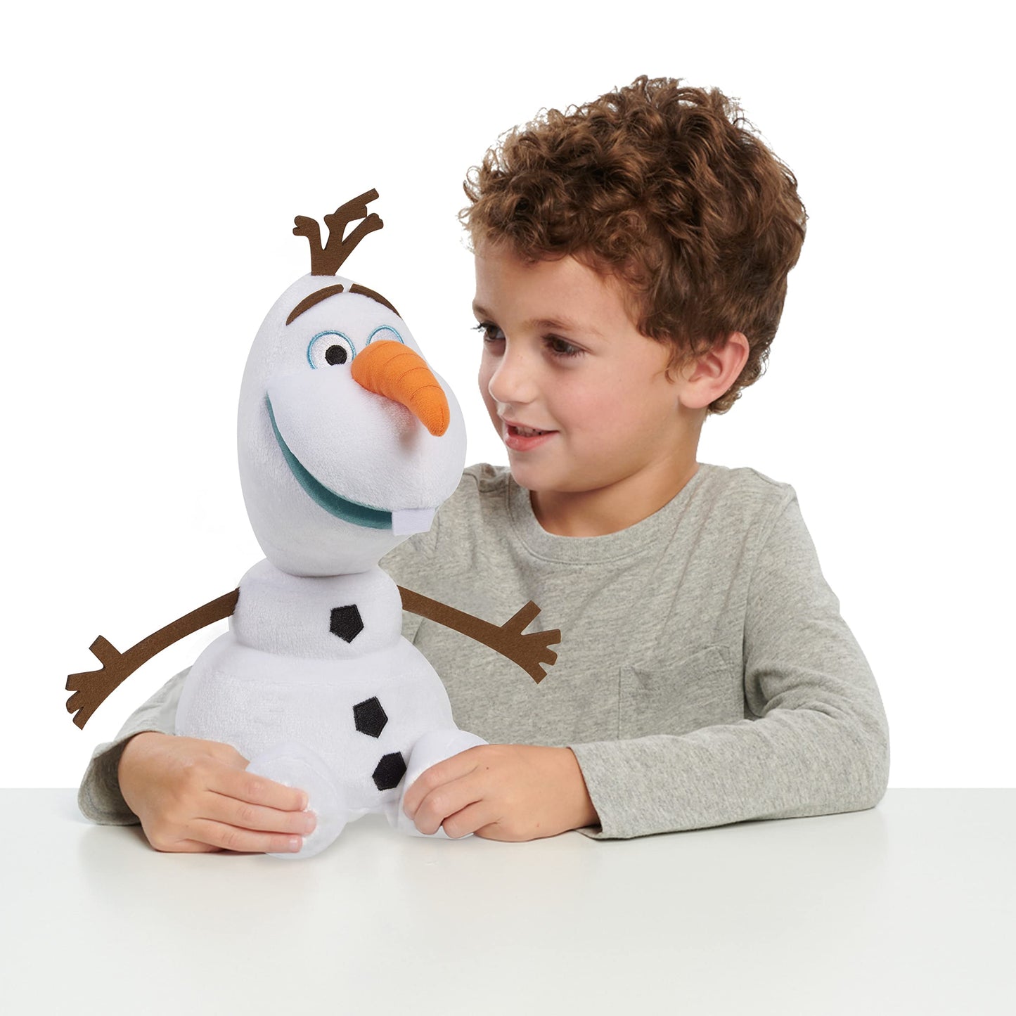 Just Play Disney Frozen 11-inch Laugh, Shimmy & Shake Olaf, Sound and Movement, Kids Toys for Ages 3 Up